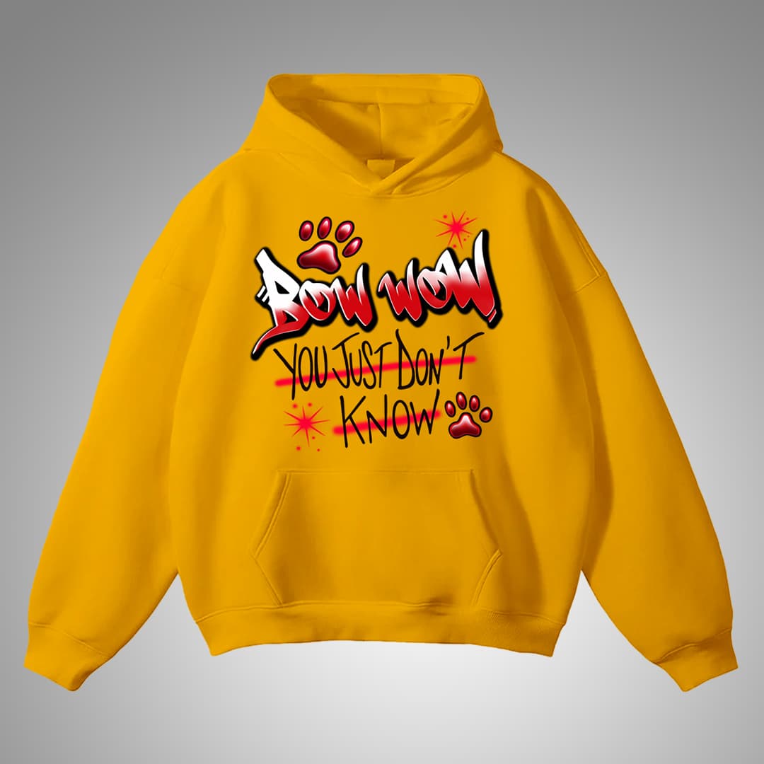 Bow Wow Airbrush Hoodie